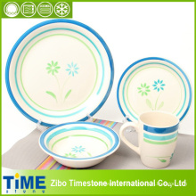 Excellent Blue Design Hand Made Tableware Set (15032103)